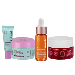 Kit Renovadores Geléia de Colágeno Rosa Mosqueta Kokeshi