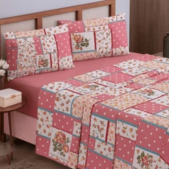 Jogo de Lençol Casal Queen 400 Fios Com Elástico 4 Peças Cama Box Super Queen - Toque Extra Macio - Anti Bolinha