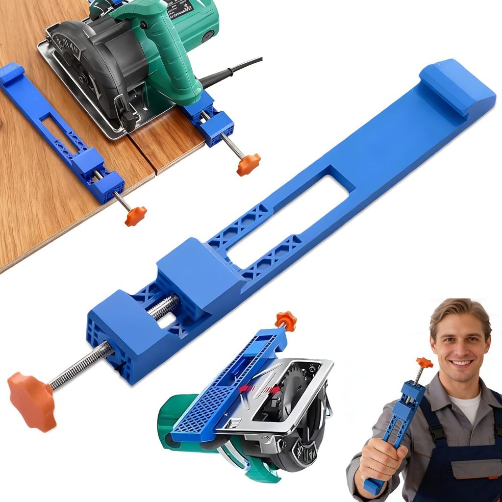 Guia Ajustável para Serra Elétrica Corte Rápido e Preciso em Madeira em Oferta na Shopee