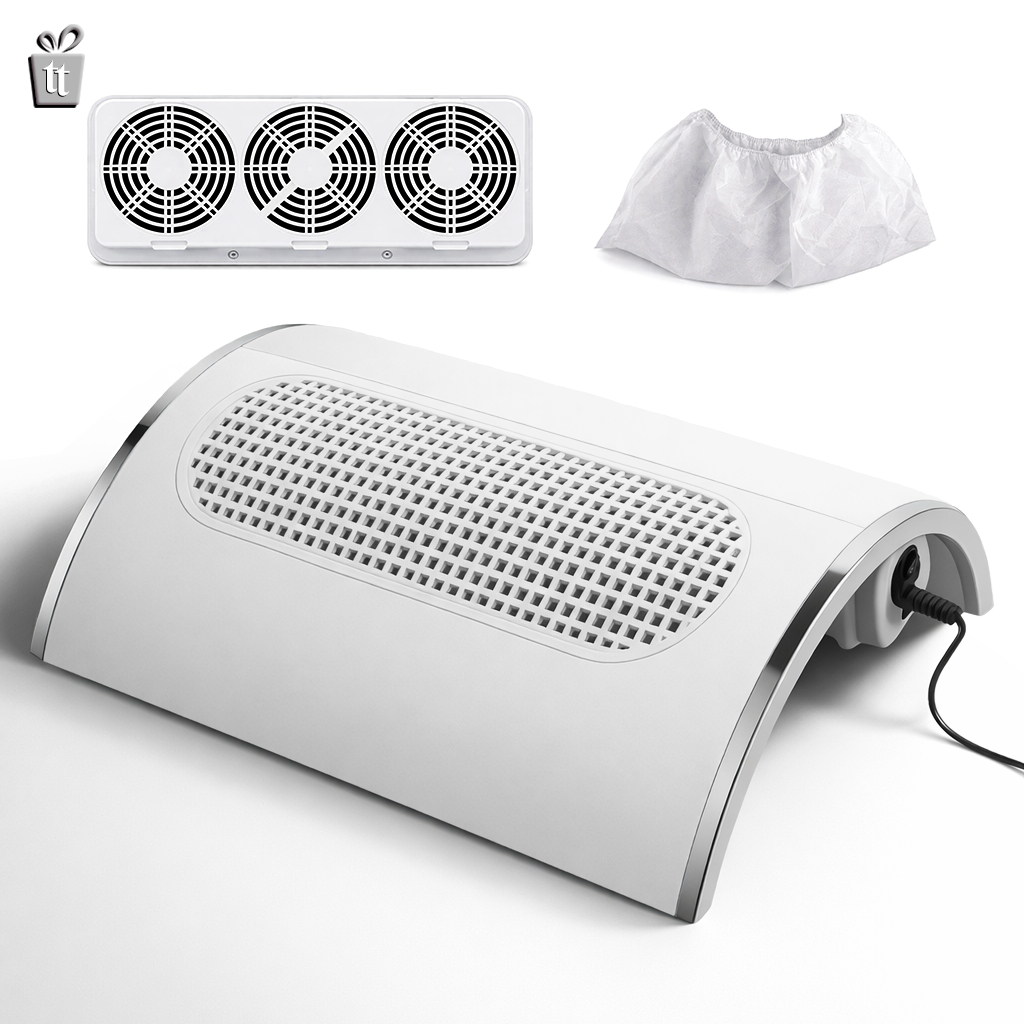 Coletor Sugador Aspirador De Po de Unha 3 Coolers  Manicure Profissional Manicure e Pedicure