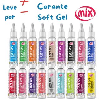 Corante Soft Gel 25g Mix Ingredientes - Escolha a Cor - para Bolos, Doces e Chantilly em Oferta na Shopee
