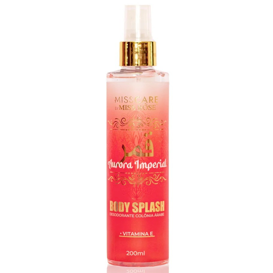 Aurora Imperial Body Splash Miss Rôse 200ml Inspiração Árabe Aroma Intenso Longa Duração em Oferta na Shopee