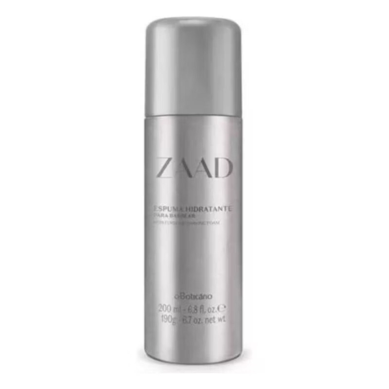 Espuma Hidratante Barbear Zaad o Boticário 200ml Validade 03/ — R$ 87,90 em Shopee