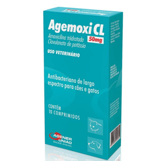 Agemoxi CL 50mg 10 comprimidos - Agener União em Oferta na Shopee
