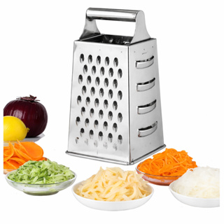 Ralador Manual De Aço Inox 20cm 4 Faces Para queijo Legumes em Oferta na Shopee