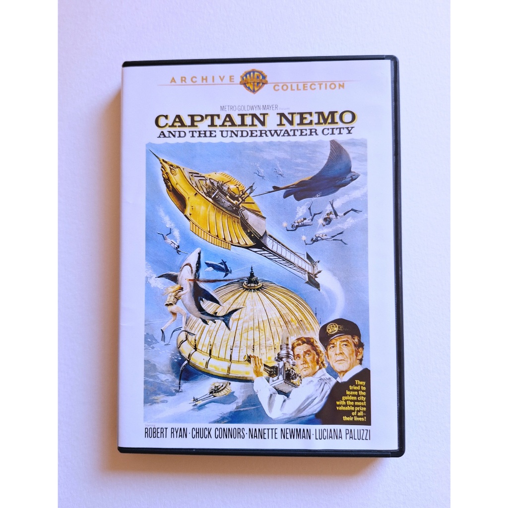 Filme DVD - Captain Nemo and the Underwater City - James Hill (Warner Bros)