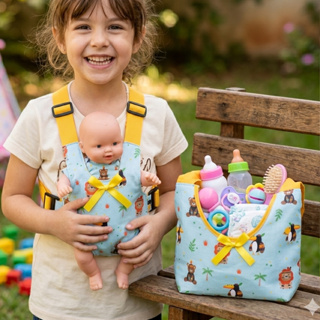 Canguru para Bonecas com bolsinha  Reborn , baby alive bonecas em Oferta na Shopee