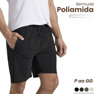 Bermuda Poliamida/treino/academia/secagem rápida/shorts atividades física