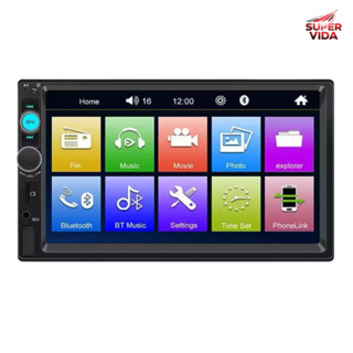 Central Multimídia Automotiva 7” Touch Screen Bluetooth Espelhamento Android em Oferta na Shopee