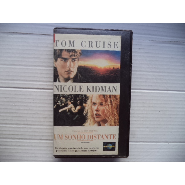 Fita Vhs Um Sonho Distante Original Legendado Tom Cruise Nicole Kidman aventura