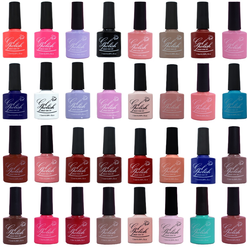 Kit 6un Esmalte Gel Uv Esmalte Em Gel Kit Esmaltes Glitter Atacado