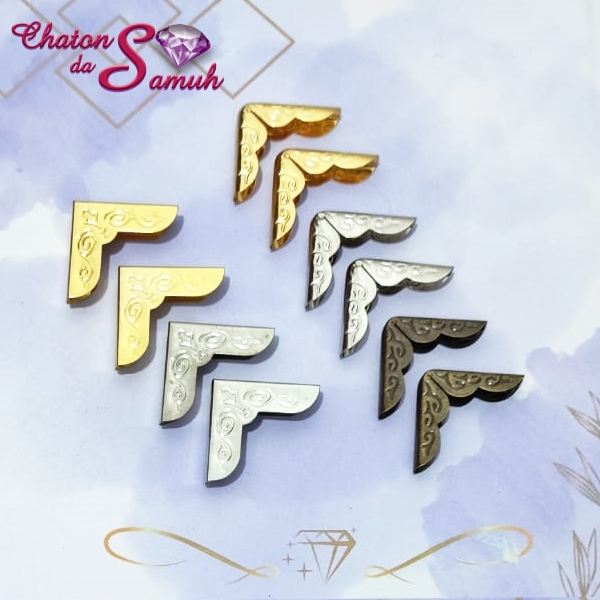 Cantoneira para Livro Agenda em Ferro - 12 unidades