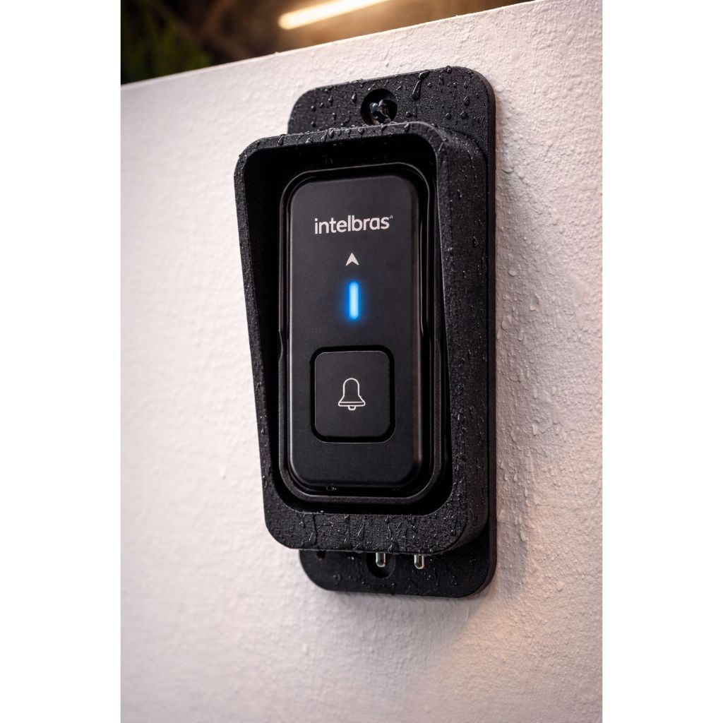 Protetor Antifurto e chuva para campainha intelbras CIB 101 - Capa de Proteção