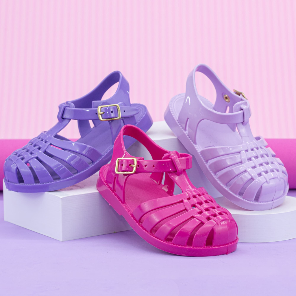 Kit 2 pares Sandália Melissa Infantil Meninas Papete Feminina em Oferta na Shopee