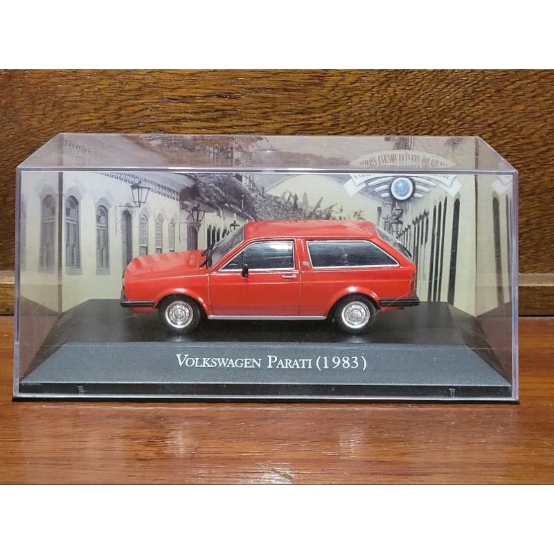 VW Volkswagen Parati 1983 - Coleção Carros Inesquecíveis do Brasil - Carrinho Miniatura 1/43