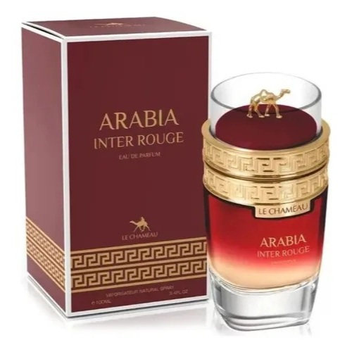 Perfume Árabe Feminino Arábia Inter Rouge EDP 100ML - Original Le Chameau