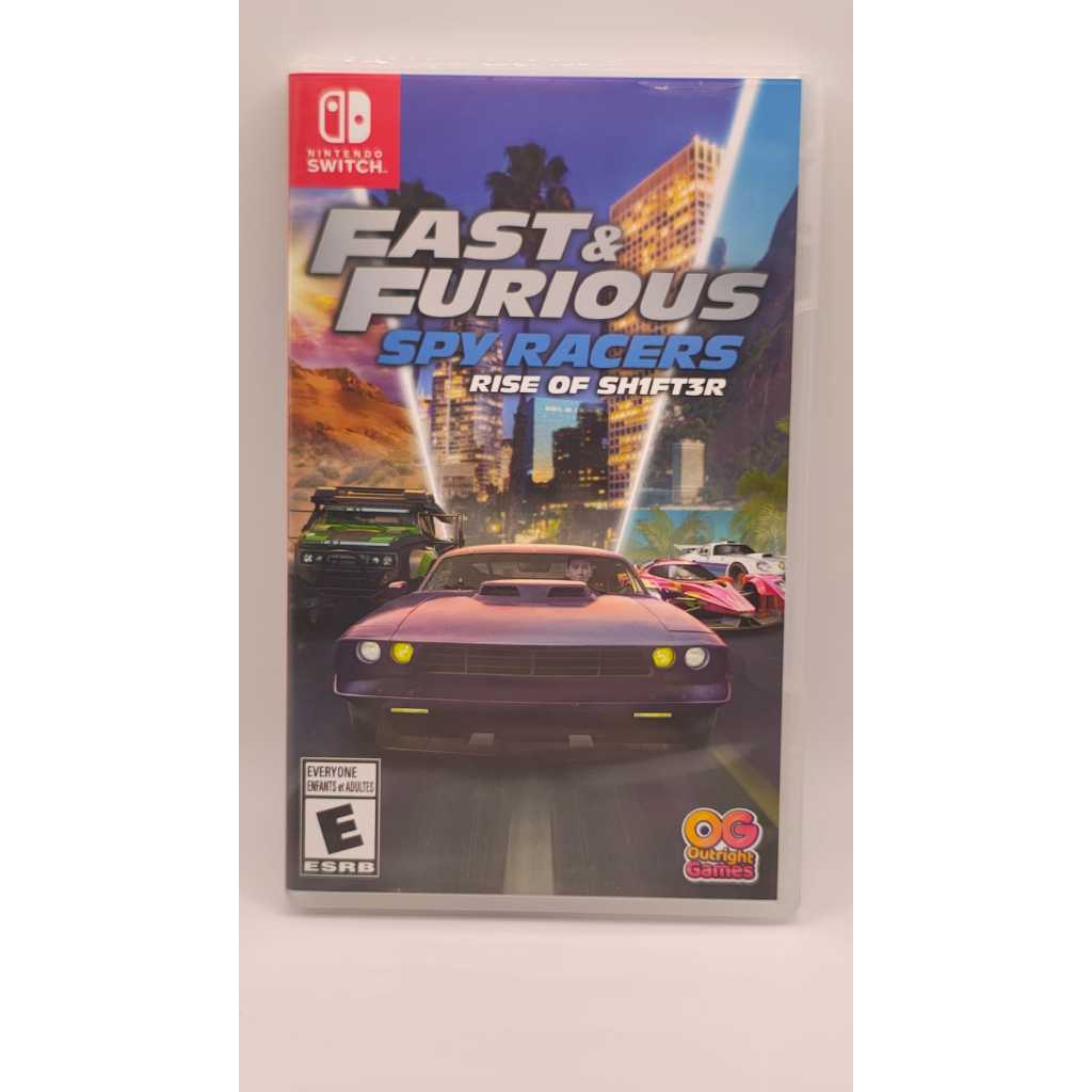 Fast & Furious Spy Racers Rise Of Sh1ft3r Switch Usado Americano