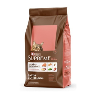 Ração Quatree Supreme para Gatos Castrados Sabor Salmão e Batata Doce 10,1 kg em Oferta na Shopee