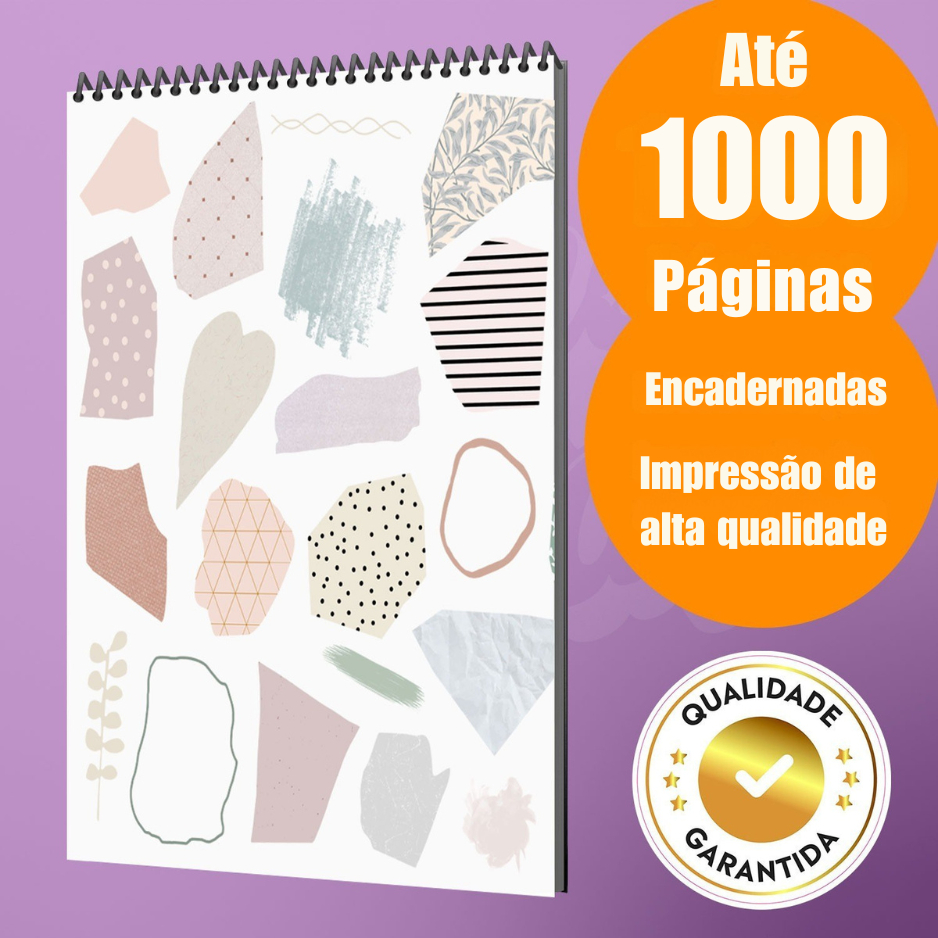 Impressão e Encadernação de PDFs da Kel - DE 500 ATÉ 1000 PÁGINAS em Oferta na Shopee