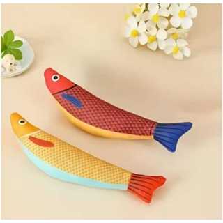 Brinquedo Para Gatos Com Catnip Peixe De Pelúcia Interativo Mordedor Para Pets 3D em Oferta na Shopee