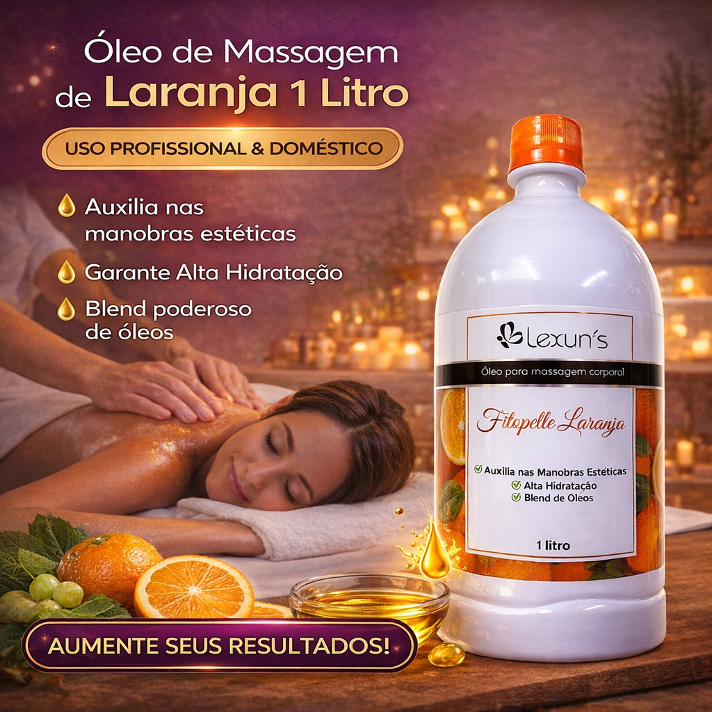 Óleo de Massagem Laranja 1 Litro em Oferta na Shopee