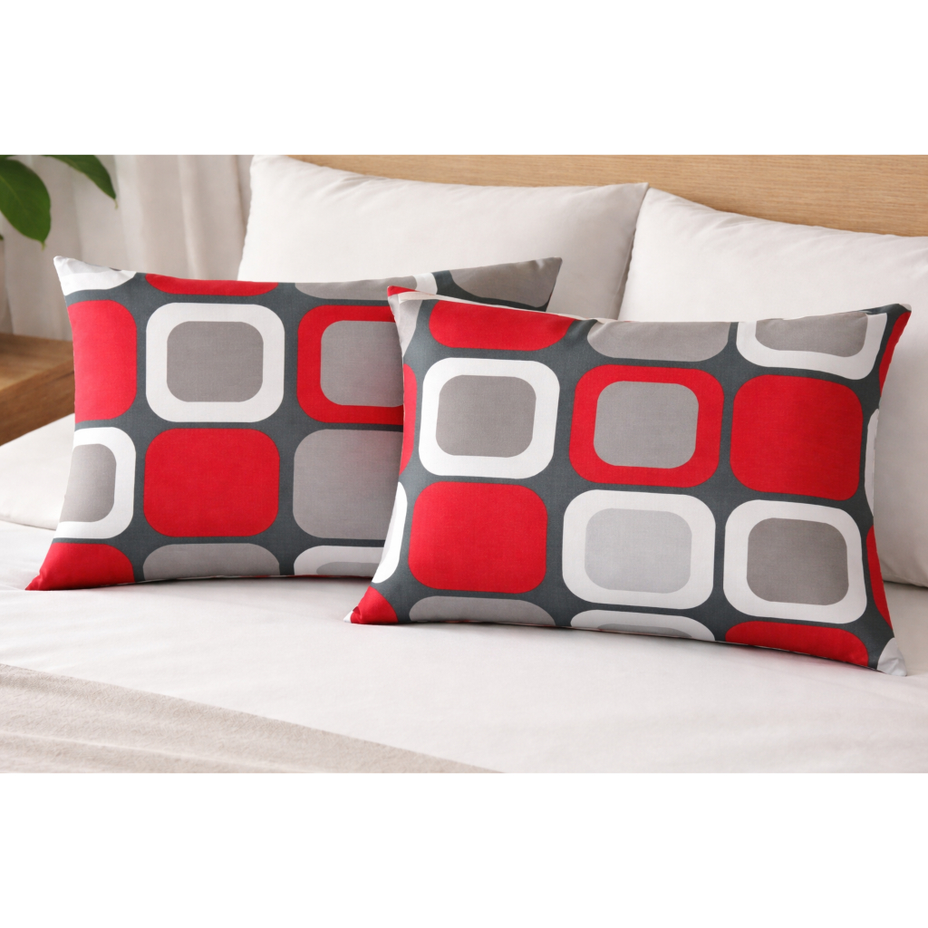 Kit 2 Fronhas De Travesseiro Estampada Com Zíper Capa Protetora Premium Resistente 70x50cm em Oferta na Shopee