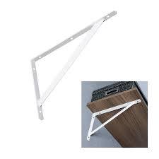 Cantoneira de Metal Mão Francesa branca 15 ou 20cm 1 unidade ou par