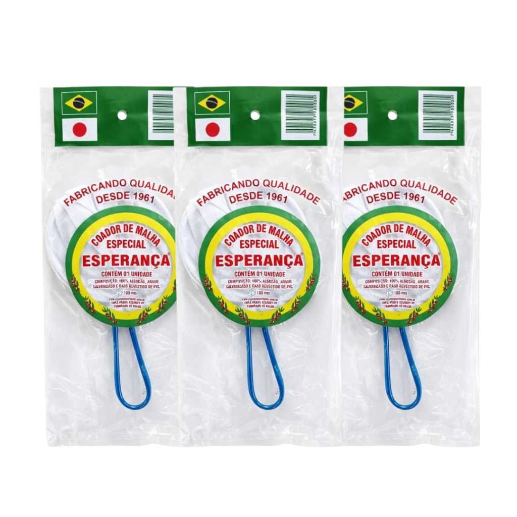 Kit 3 Coadores De Malha Especial 100% Algodão - Esperança