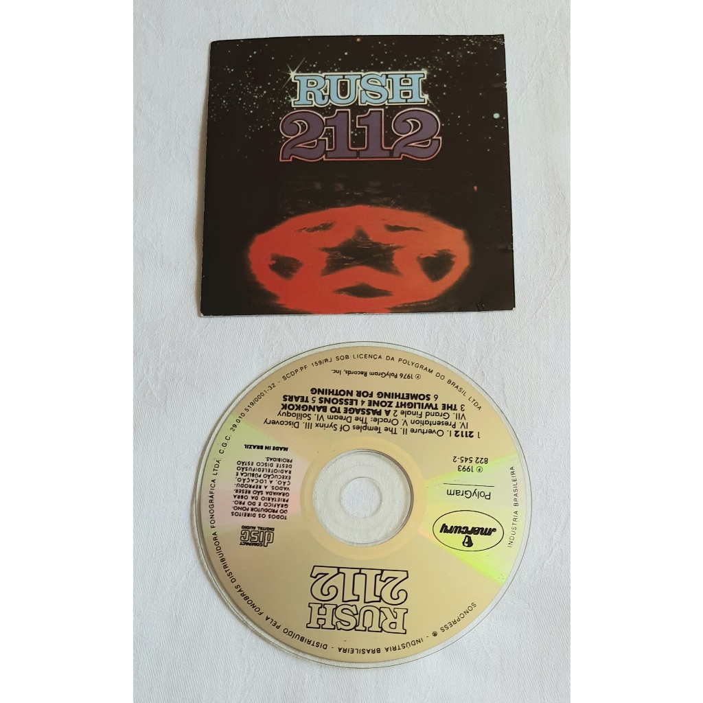 Cd Rush 2112 (sem Contracapa)