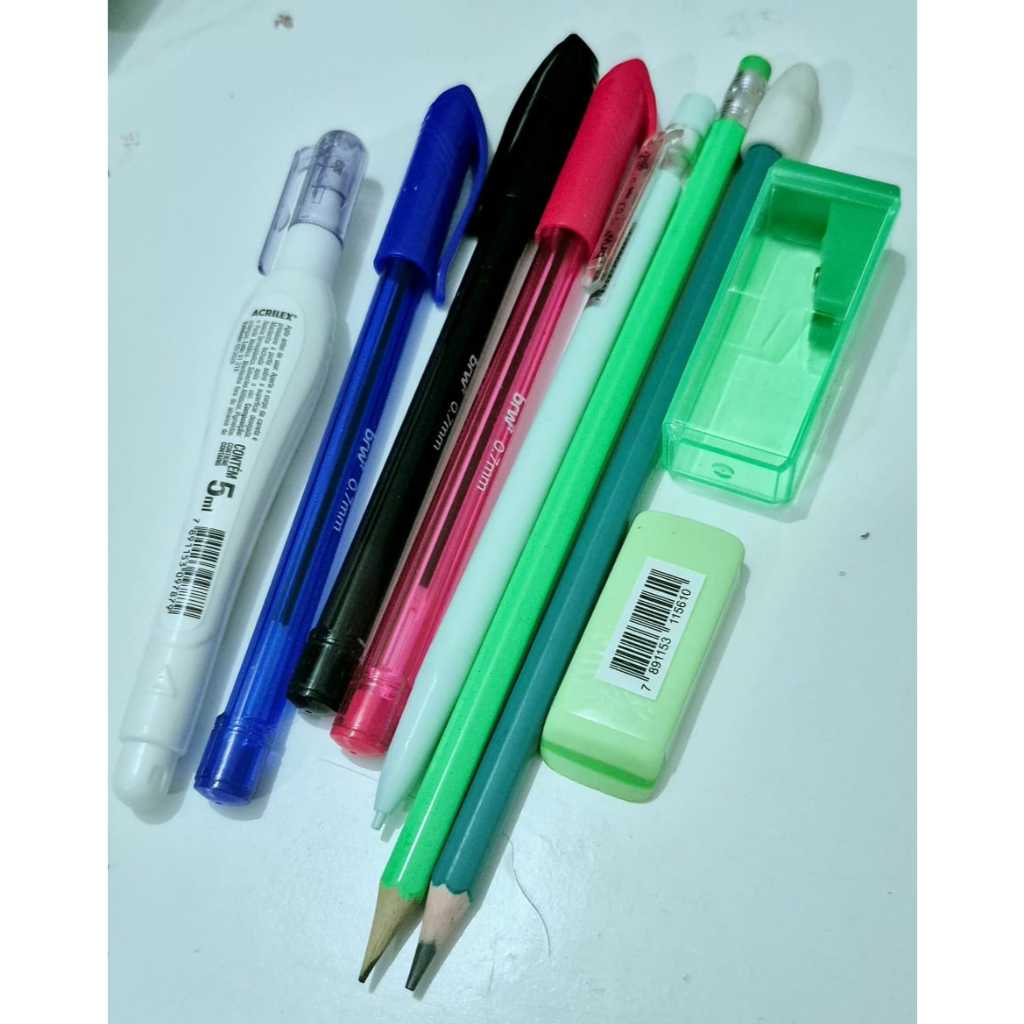 kit básico para estudantes 🥰, cores variadas para satisfazer todos os gostos.