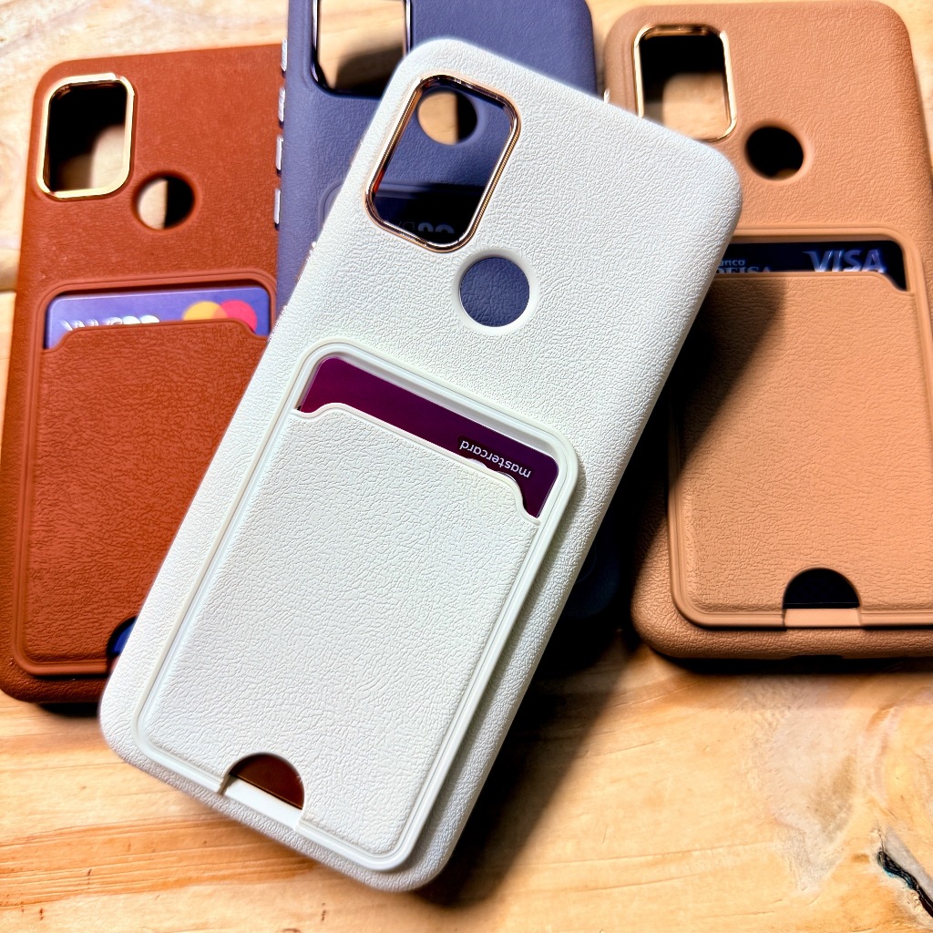 Capa Anti Impacto com Suporte de Cartão para Motorola Moto G10 / Moto G54 / Moto G22 / Moto G30 / Moto G20 / Moto E32