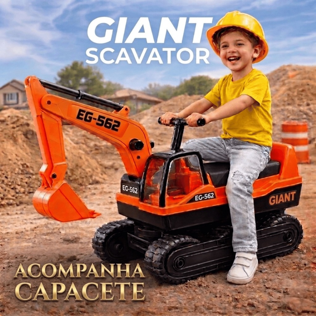 Retroescavadeira Escavadeira Giant Escavator 1780 Roma