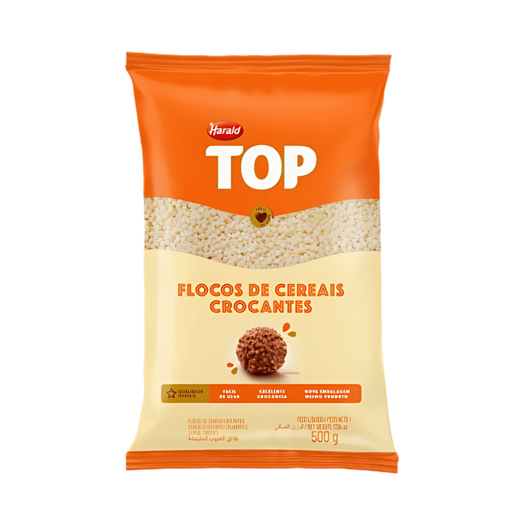 Flocos De Arroz Crocante Top Harald 500g