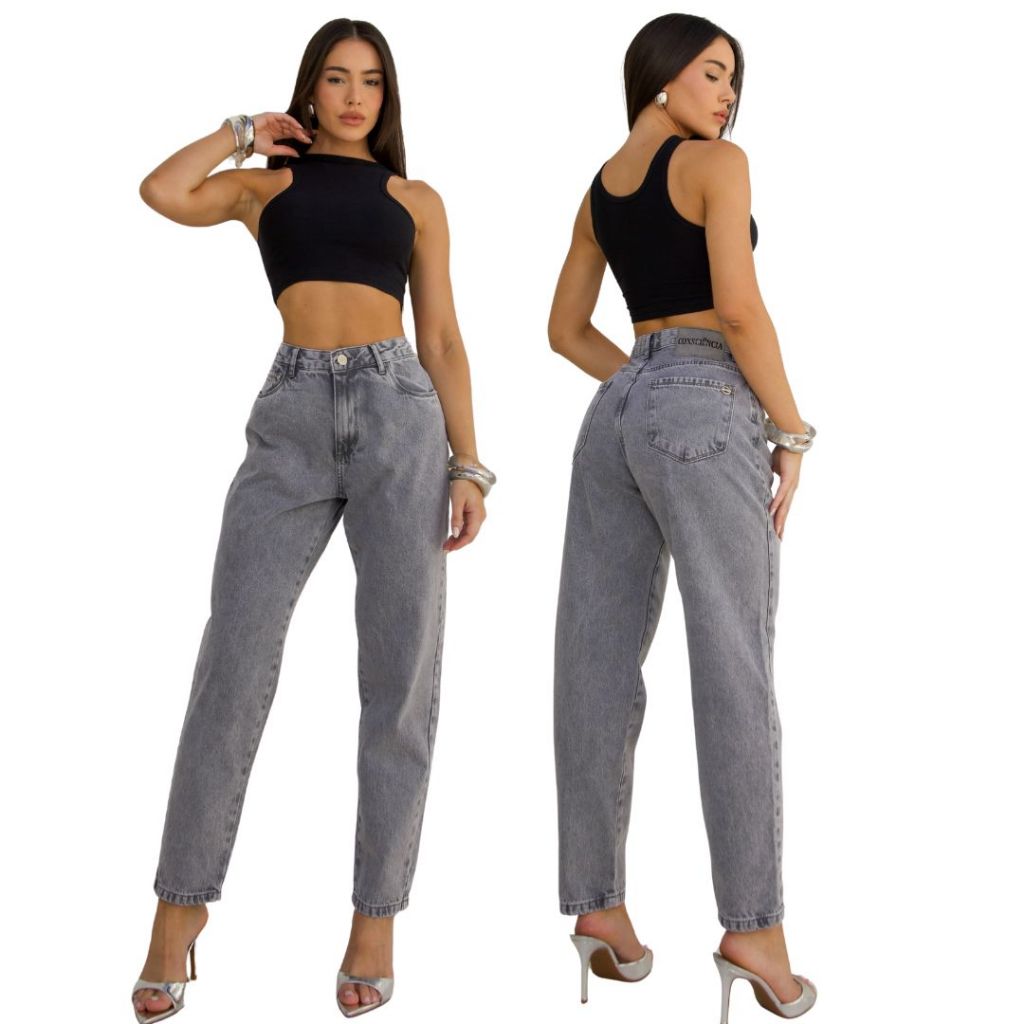 CALÇA JEANS FEM MOM 101VIBES 00134