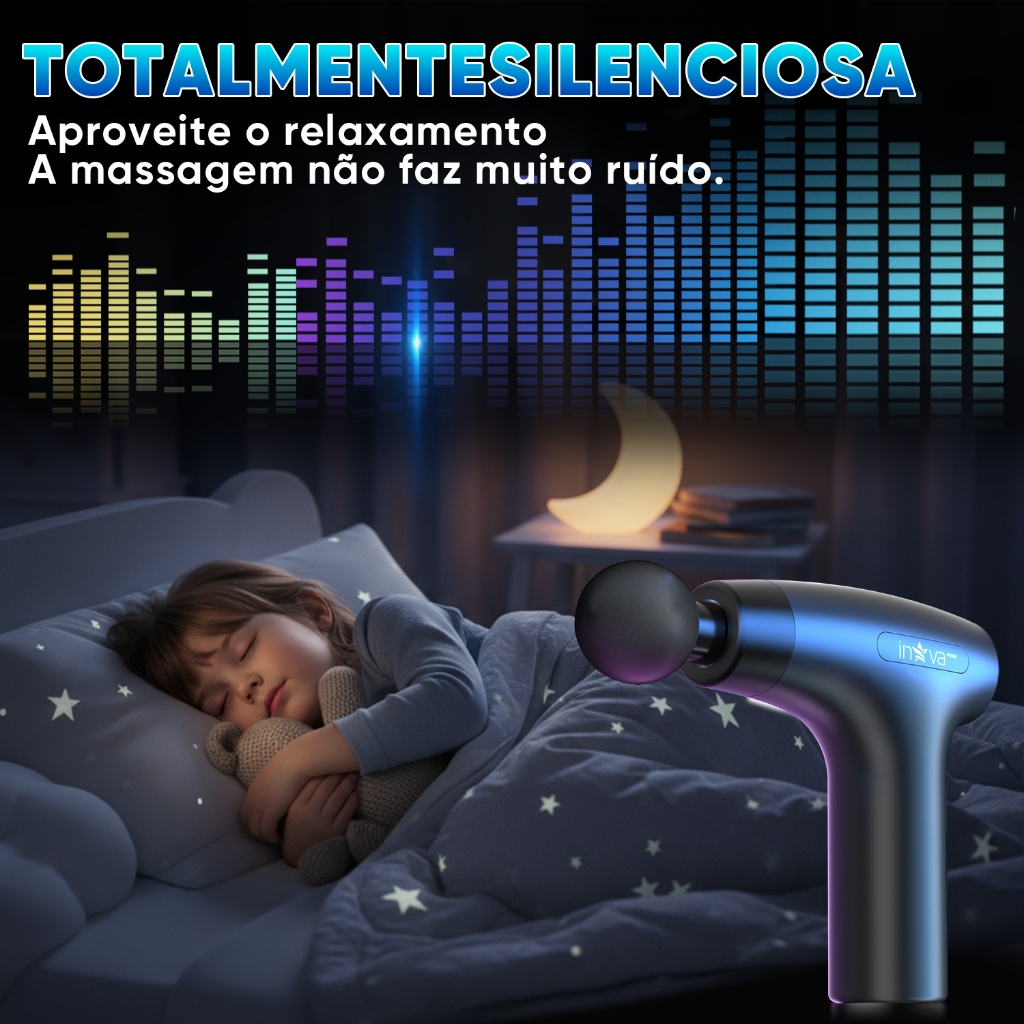 Massageador Corporal Profissional Inova para Musculação e Fisioterapia — foto 5