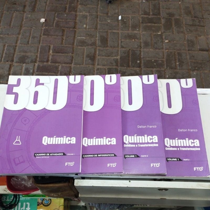 Química cotidiano e transformações 360 grau 1 livro do aluno usado