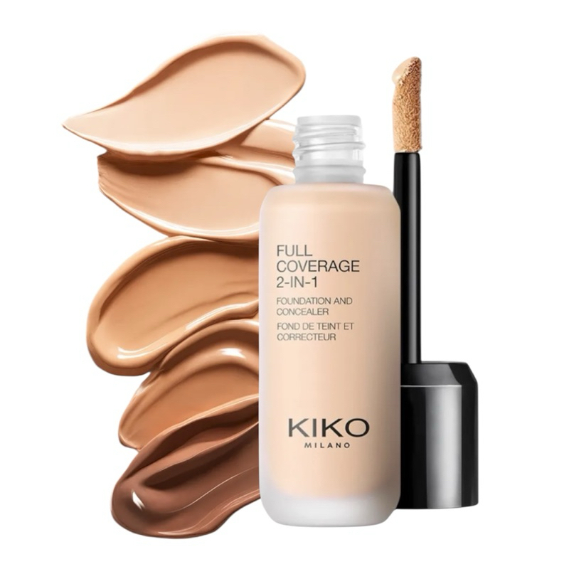 NOVO! Full Coverage 2-In-1 Base & Corretivo Kiko Milano ORIGINAL + brinde