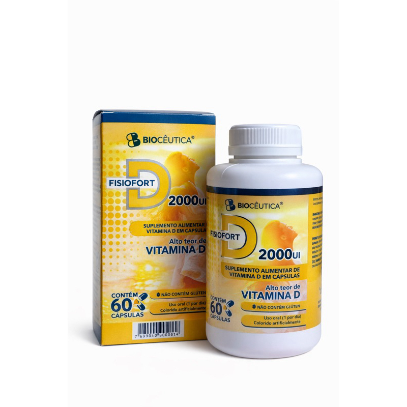 Vitamina D 2000UI Bioceútica – Fisiofort 60 Cápsulas