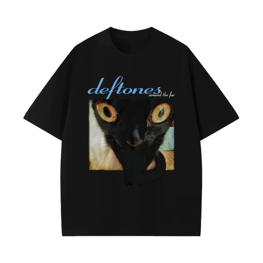 Camiseta Deftones Estilo Rock Vintage Unissex Algodão
