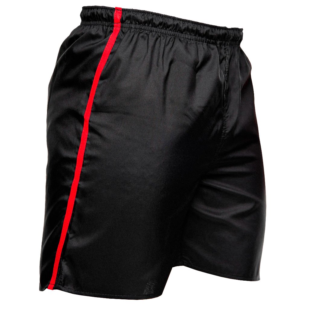 Short Tactel Preto Corrida Academia Calção TFM Treino Militar TAF
