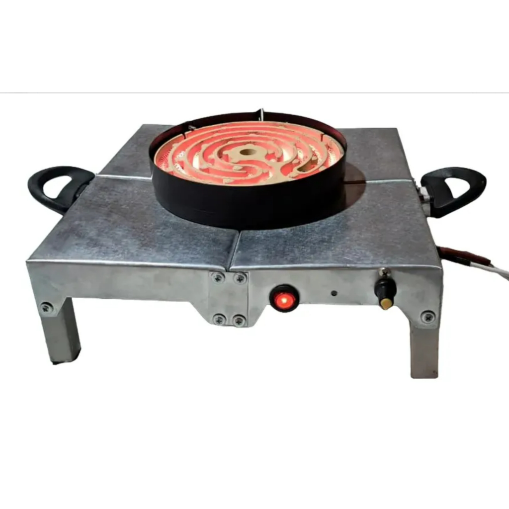 Fogareiro elétrico fogão modelo grande blindado 2400w de potencia