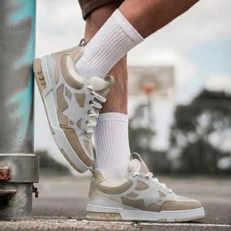 W Tenis Casual Masculino do Cadarço Grosso e Duplo Feminino Street