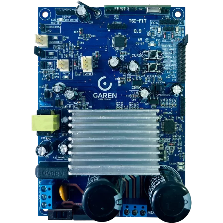 Placa Central Inversora 5 segundo Acelerar Motor até 1/3 HP Portão BASCULANTE DESLIZANTE DESLIZANTE