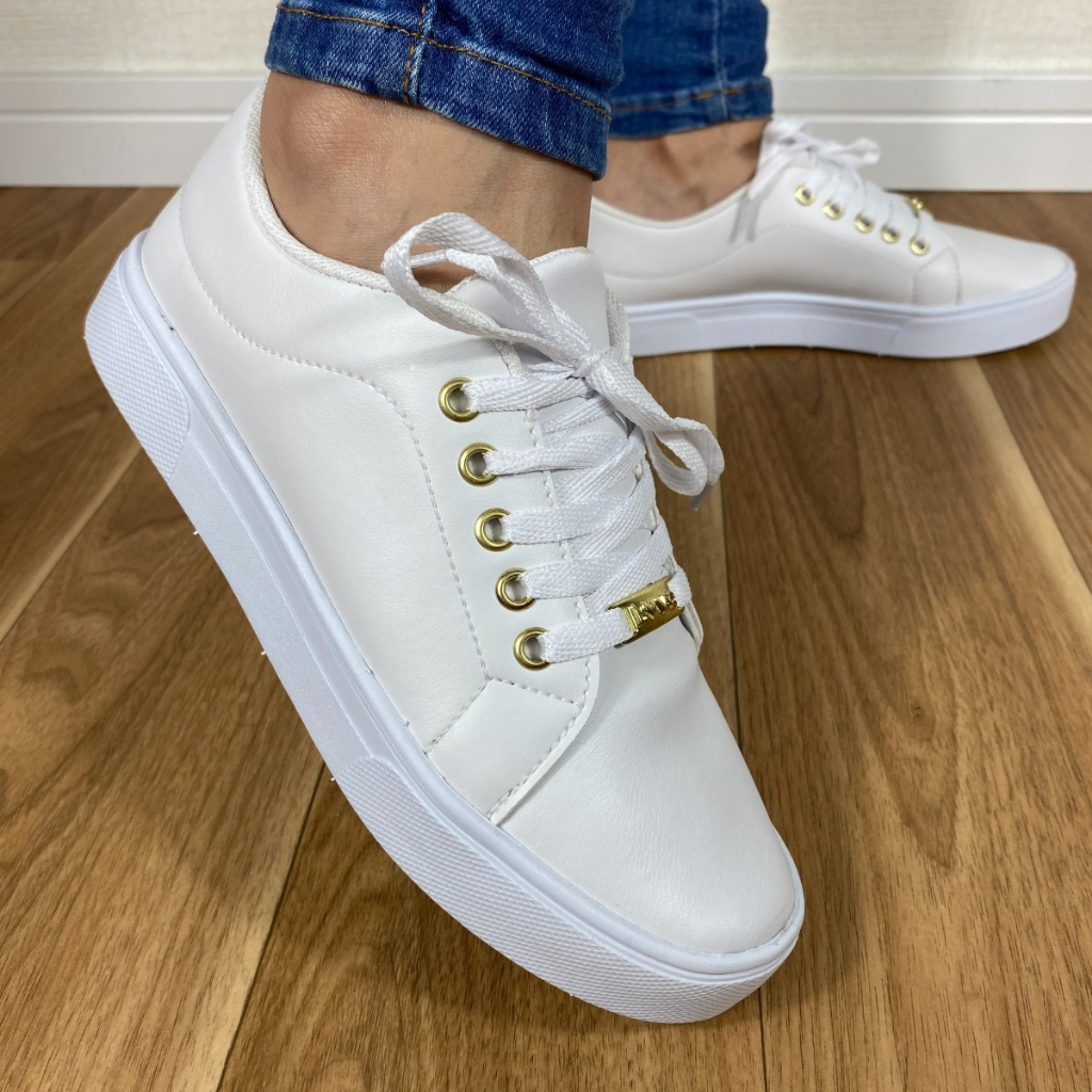 Tênis sapatenis casual feminino delicado envio imediato