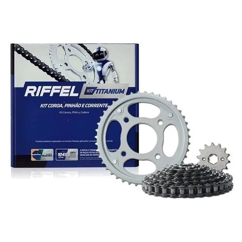 Kit Relação Riffel 91177 44d 15d Para Fan e Titan 160 - Envio Imediato em Oferta na Shopee