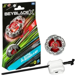 Beyblade X Pião E Lançador Scythe Incendio 4-60T - Hasbro F9583