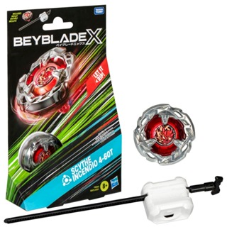 Beyblade X Pião E Lançador Scythe Incendio 4-60T - Hasbro F9583 em Oferta na Shopee
