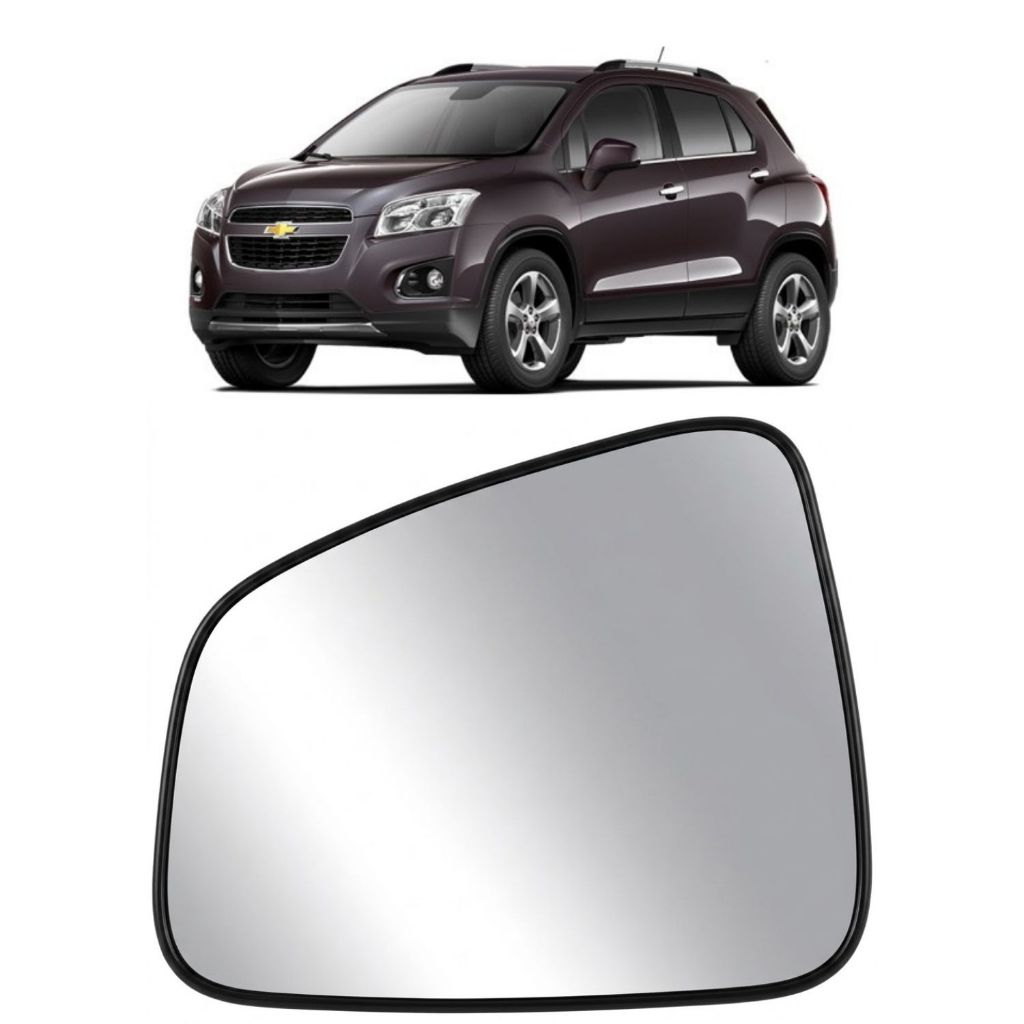 Lente Retrovisor Convexo Tracker 2013 a 2016 Sem Base