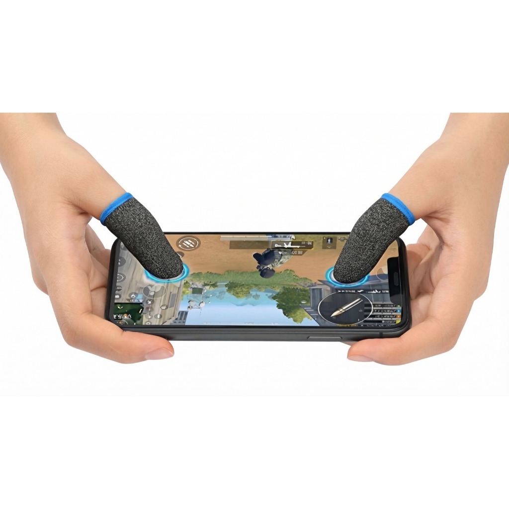 Kit 2/4/6 Luvinha De Dedo Gamer Anti-suor Para Competitivo Celular Jogar Free Fire Pubg em Oferta na Shopee
