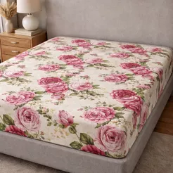 Capa De Casal Com Ziper Microfibra Estampado